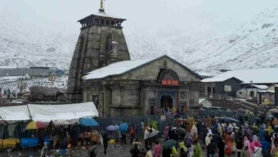 Photo of केदारनाथ: बर्फ की सफेद चादर में सजा बाबा केदार का धाम