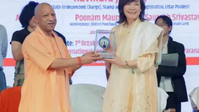 Photo of मुख्यमंत्री योगी आदित्यनाथ ने वाराणसी के रुद्राक्ष कन्वेंशन सेंटर में किया आबे मेमोरियल कॉरिडोर के उद्घाट